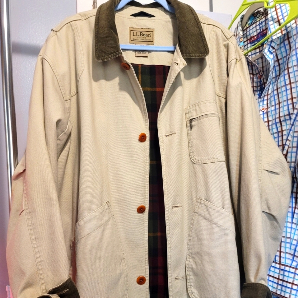 L.L. Bean Men's Beige Jacket